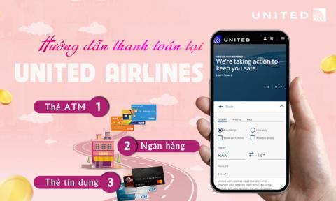 Hướng dẫn thanh toán tại United Airlines